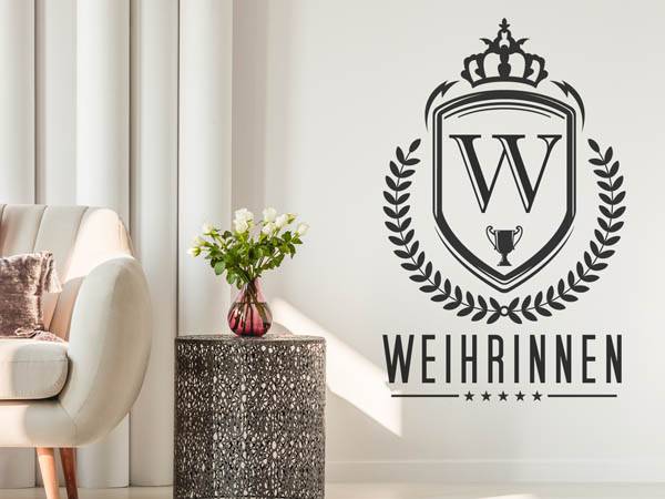 Wandtattoo Weihrinnen Wappen