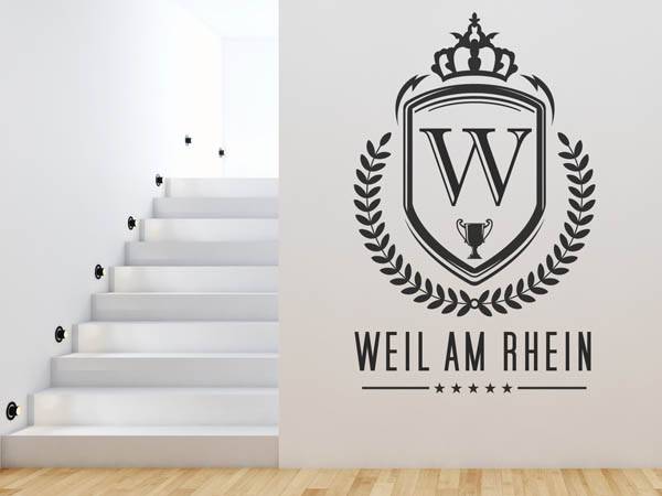 Wandtattoo Weil am Rhein Wappen
