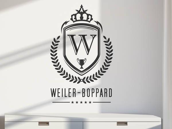 Wandtattoo Weiler-Boppard Wappen