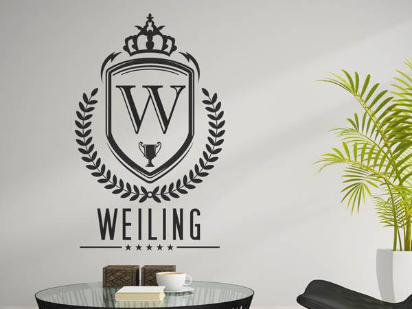 Wandtattoo Weiling Wappen