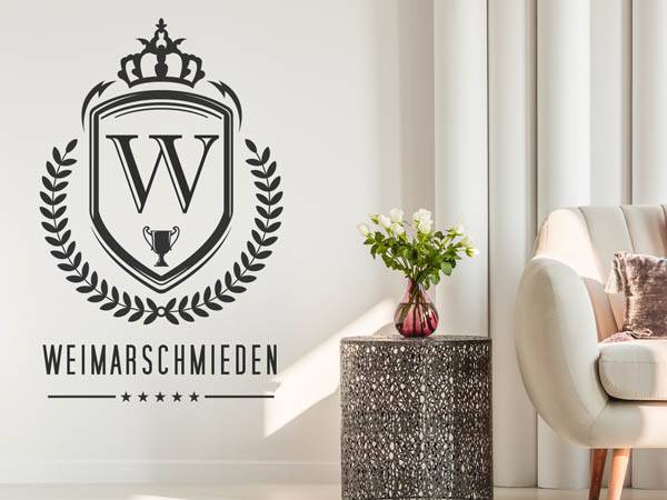 Wandtattoo Weimarschmieden Wappen