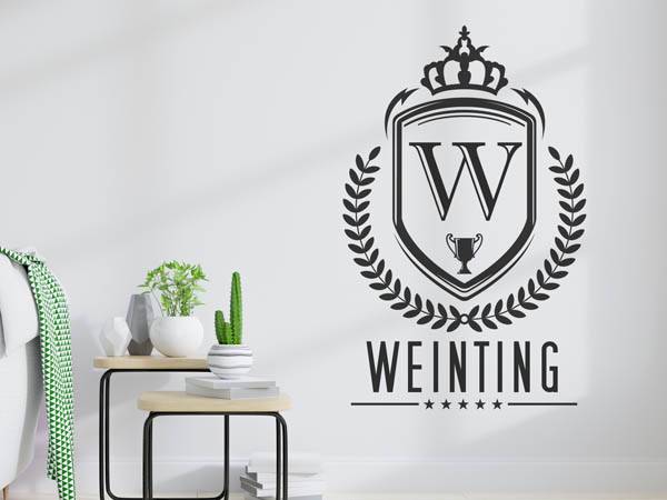 Wandtattoo Weinting Wappen
