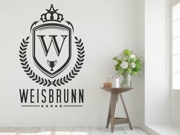 Wandtattoo Weisbrunn Wappen