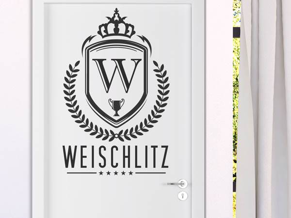 Wandtattoo Weischlitz Wappen