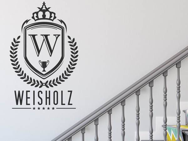 Wandtattoo Weisholz Wappen