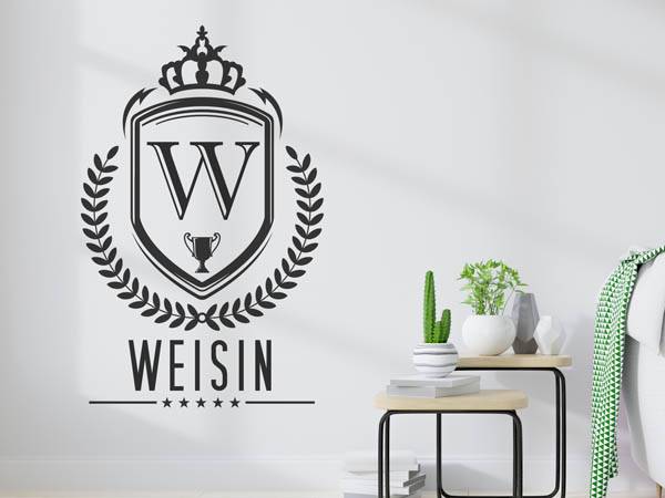 Wandtattoo Weisin Wappen