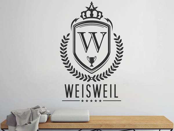 Wandtattoo Weisweil Wappen