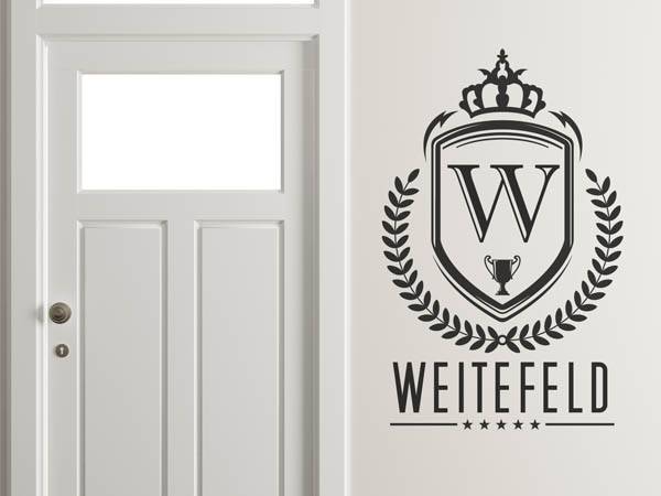 Wandtattoo Weitefeld Wappen