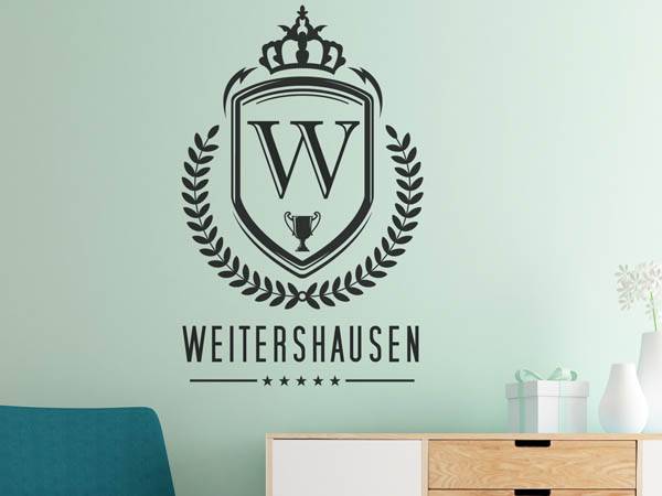 Wandtattoo Weitershausen Wappen