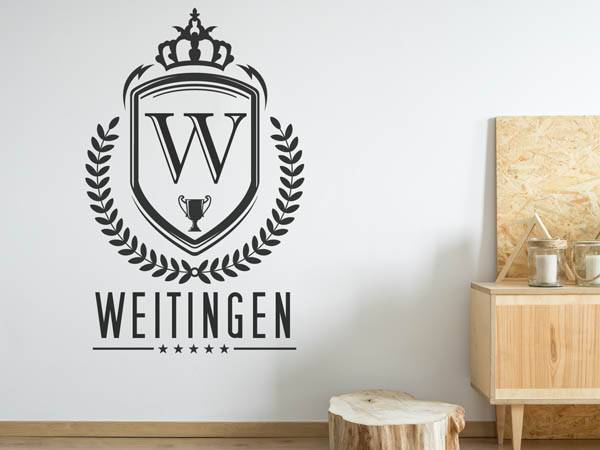 Wandtattoo Weitingen Wappen