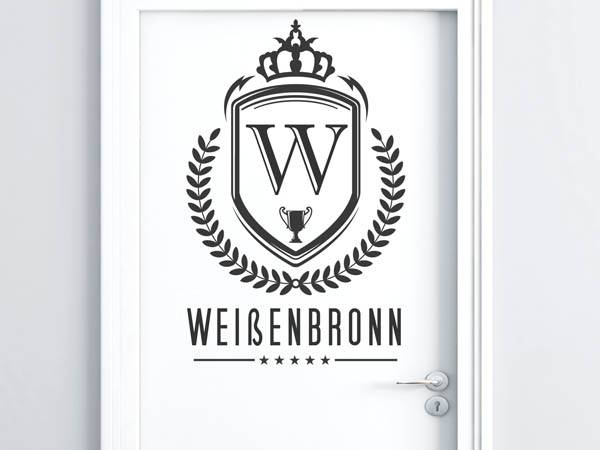 Wandtattoo Weißenbronn Wappen