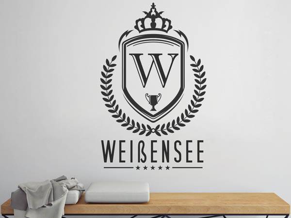 Wandtattoo Weißensee Wappen