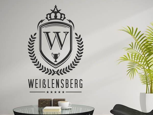 Wandtattoo Weißlensberg Wappen