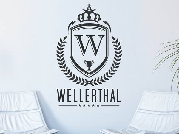 Wandtattoo Wellerthal Wappen