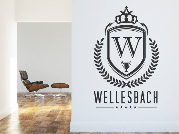 Wandtattoo Wellesbach Wappen