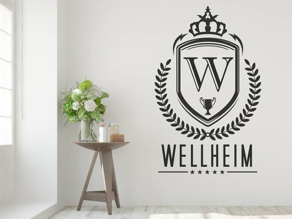 Wandtattoo Wellheim Wappen