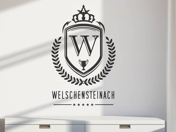 Wandtattoo Welschensteinach Wappen
