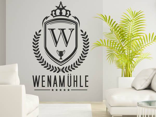 Wandtattoo Wenamühle Wappen