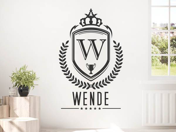 Wandtattoo Wende Wappen