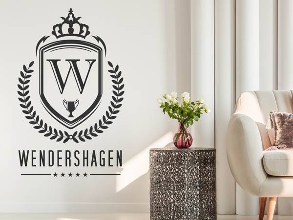 Wandtattoo Wendershagen Wappen