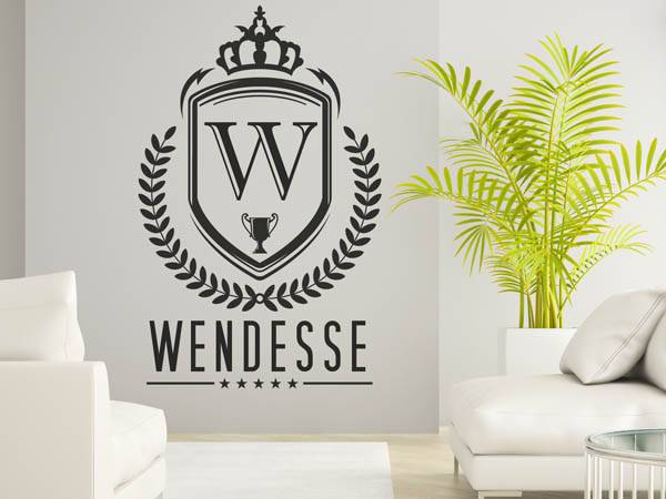Wandtattoo Wendesse Wappen