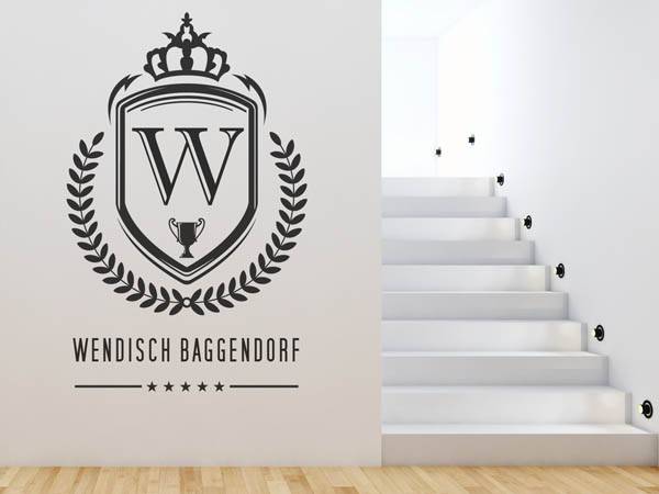 Wandtattoo Wendisch Baggendorf Wappen