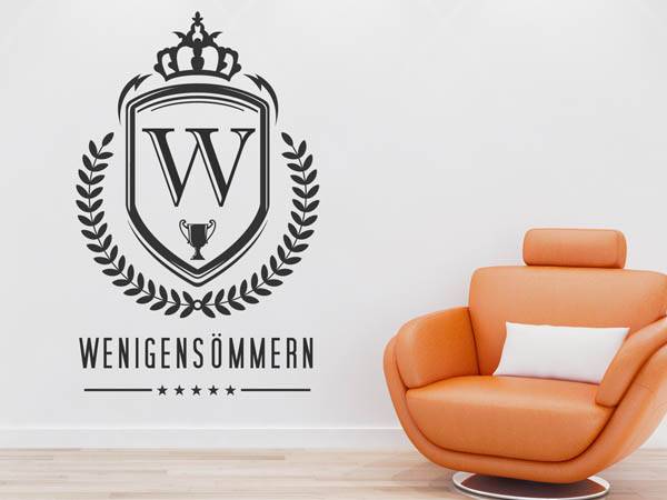 Wandtattoo Wenigensömmern Wappen