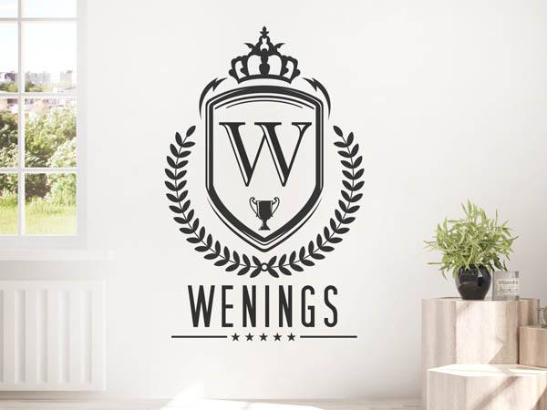 Wandtattoo Wenings Wappen