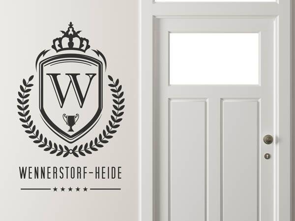 Wandtattoo Wennerstorf-Heide Wappen