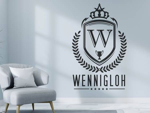 Wandtattoo Wennigloh Wappen