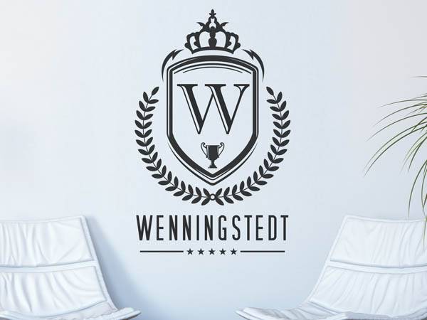 Wandtattoo Wenningstedt Wappen