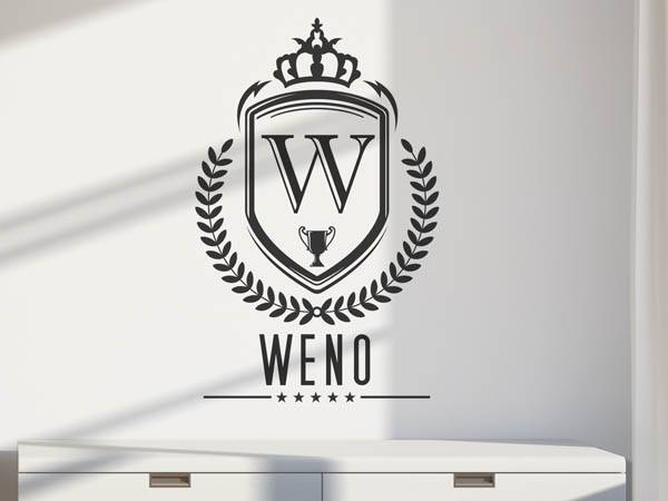 Wandtattoo Weno Wappen