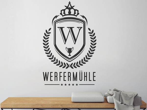 Wandtattoo Werfermühle Wappen