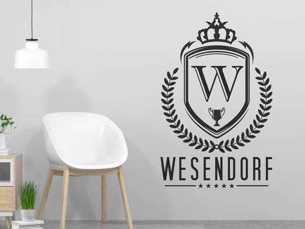 Wandtattoo Wesendorf Wappen