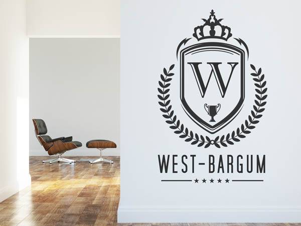 Wandtattoo West-Bargum Wappen