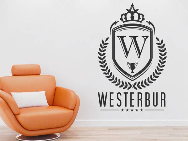 Wandtattoo Westerbur Wappen