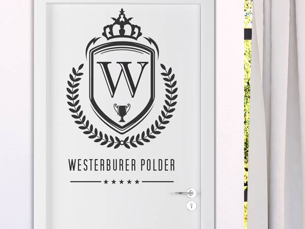 Wandtattoo Westerburer Polder Wappen