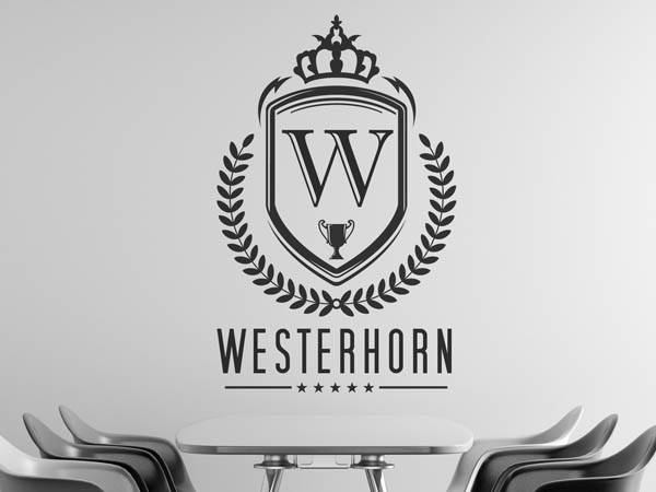 Wandtattoo Westerhorn Wappen