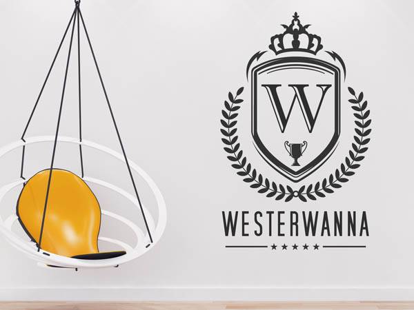 Wandtattoo Westerwanna Wappen