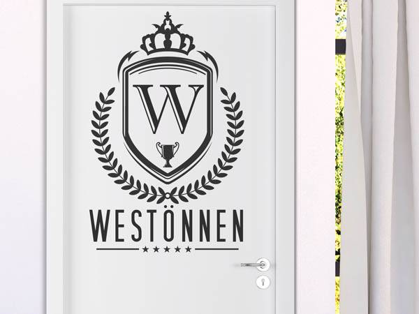 Wandtattoo Westönnen Wappen