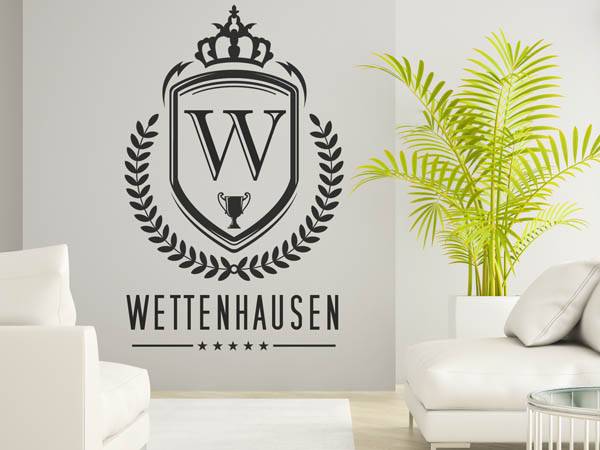 Wandtattoo Wettenhausen Wappen
