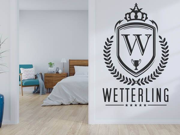 Wandtattoo Wetterling Wappen