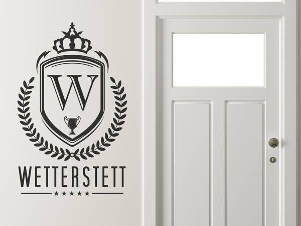 Wandtattoo Wetterstett Wappen