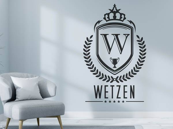 Wandtattoo Wetzen Wappen