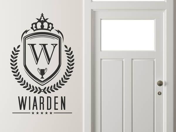 Wandtattoo Wiarden Wappen