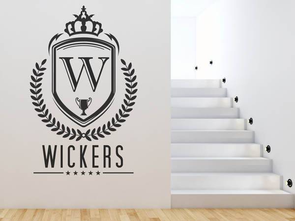 Wandtattoo Wickers Wappen