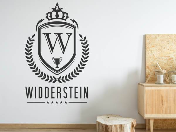 Wandtattoo Widderstein Wappen
