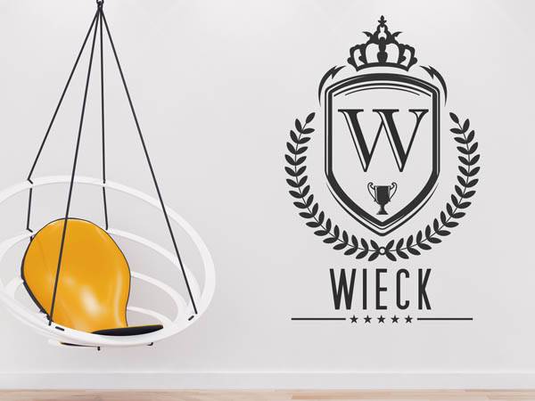 Wandtattoo Wieck Wappen