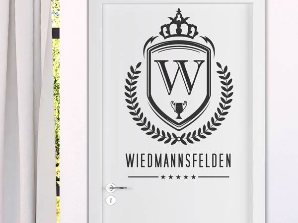 Wandtattoo Wiedmannsfelden Wappen