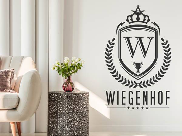 Wandtattoo Wiegenhof Wappen